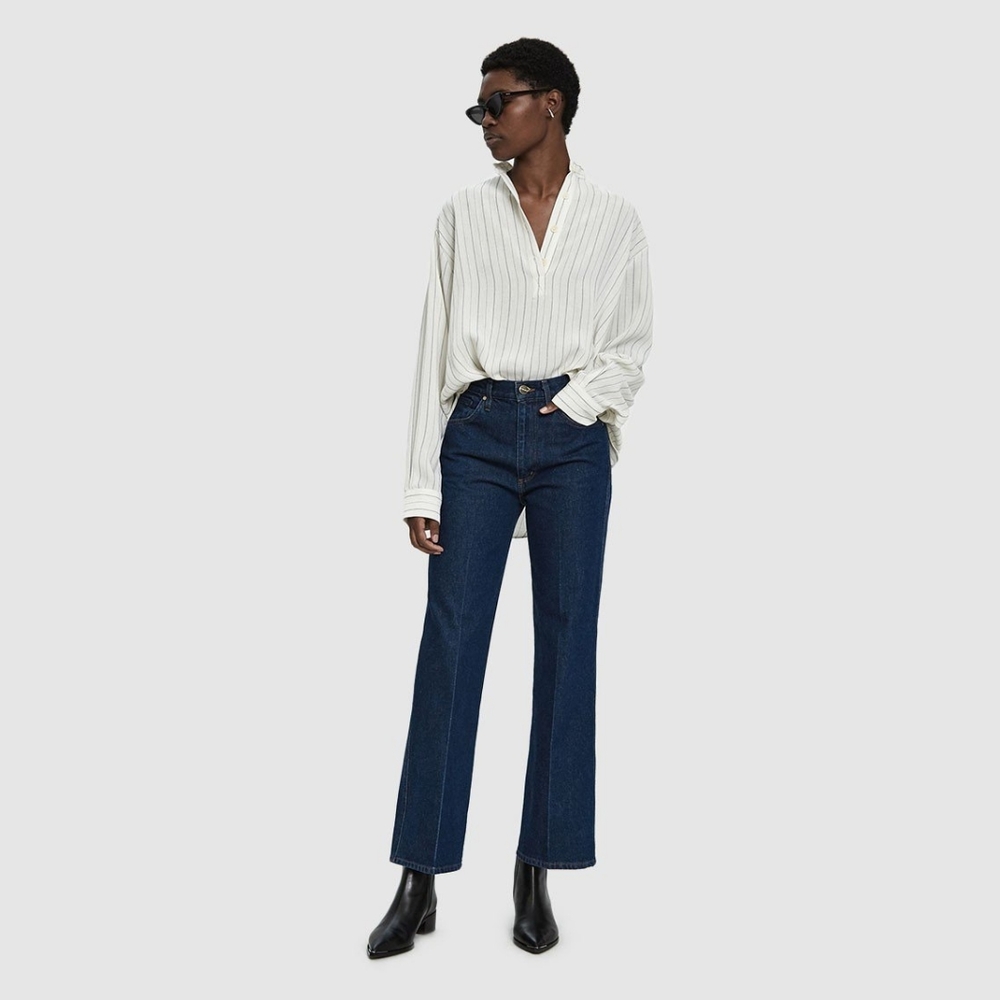 NEW Goldsign Nineties 90s Classic Jeans Straight Leg Covell Blue Size 28